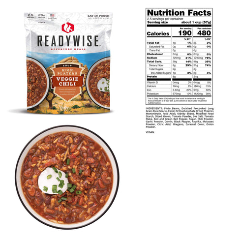 High Plateau Veggie Chili Soup - 6 Pack